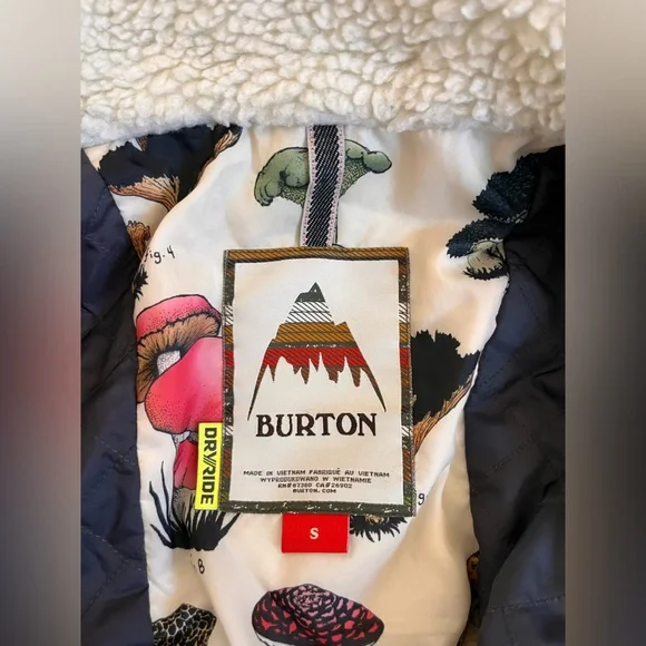 Burton Ski Snowboard Winter Jacket Small Blue - Picture 3 of 9